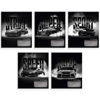 Тетрадь 12 листов клетка (Феникс) Форсаж ассорти арт.70902