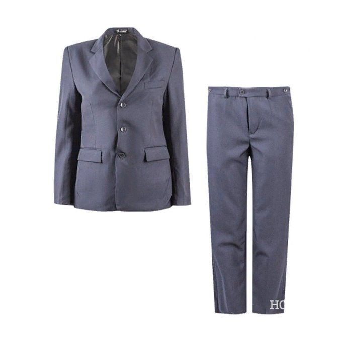 Костюм для мальчика (ТИТАН) классический силуэт (пиджак/жилет/брюки) арт.820В-64 размер 40/156 цвет серый