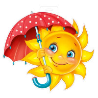 Плакат Солнце под зонтом 42*37см арт.59,070,00