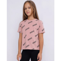 Футболка для девочки арт.CLE 835531г_п размер 34/134-40/152 цвет темно-розовый