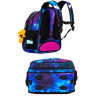 Рюкзак для девочки школьный (SkyName) + брелок мишка +  сумка для обуви 30х16х37см арт.R1-037-M