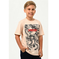 Футболка для мальчика артикул 3057 размер 30/116-34/134 цвет бежевый