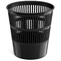 Корзина для мусора 09л решетчатая черная ErichKrause Classic арт.55908 (Ст.1)