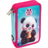 Пенал 2 отделения (deVente) 210х140х52мм Yummy Panda арт.7012506