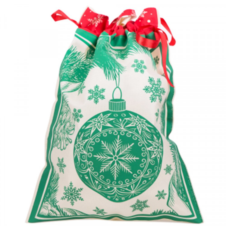 Мешок д/подарка с затяжной тесьмой 40*56см арт.95089