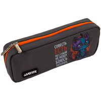 Пенал-косметичка 1 отделение (deVente) Comix. Совесть есть 210x90x50мм темно-серый арт.7029409