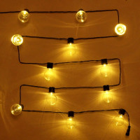 Гирлянда эл.уличная фигурная 05м 20LED (тем.провод) цв.т.белый арт.183-230