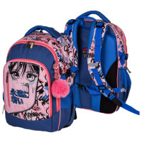 Ранец для девочек школьный (deVENTE) Ergo. Forever Young + брелок 39x28x20 см арт.7033431