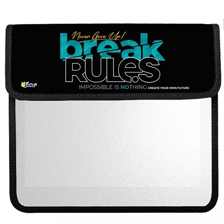 Папка школьная для тетрадей А5 на липучке (Оникс) Break rules арт ПТ-45