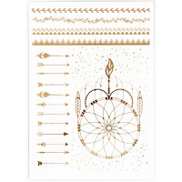 Татуировка на тело "Ловец снов" 14*21см арт.4123186