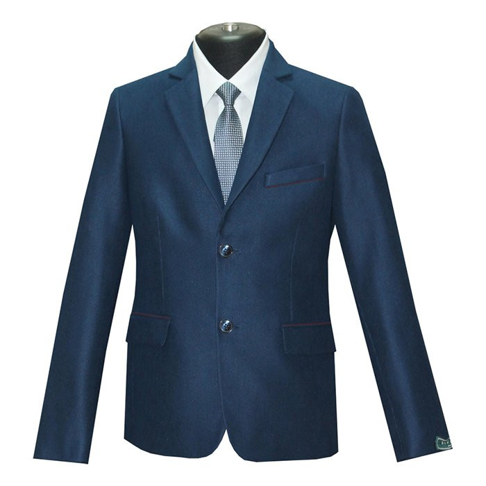 Пиджак для мальчика (Van Cliff) Никсон приталенный силуэт арт.А91038 размер 48/182 цвет синий