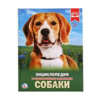 Энциклопедия с заданиями А4 Собаки (Умка) арт.978-5-506-02336-4