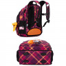 Рюкзак для девочки школьный (SkyName) + брелок мишка 30х16х37см арт.R2-196