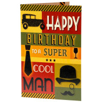 Открытка А5 "Супер мен" арт.82727