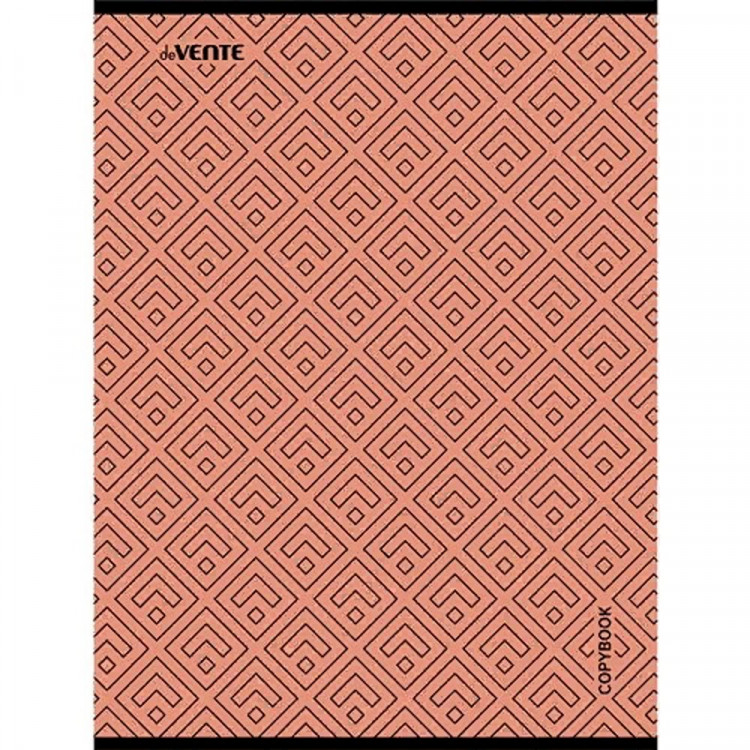 Тетрадь А4 клетка 96 листов скоба (deVENTE) Pattern обл: целлюлозный картон + ВД-лак арт.2058505