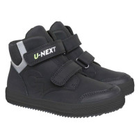 Ботинки для мальчика (Indigo Kids) черный верх-искусственная кожа подкладка - текстиль артикул 54-0019B