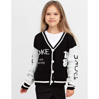 Кардиган для девочки арт.MMD 1530 размер 30/116-36/140 цвет черный
