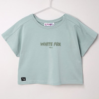 Футболка для девочки арт. Vln 10395  размер 34/134-44/164  цвет мятный