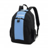 Рюкзак для мальчиков (WENGER) черный/голубой 32x14x45 см арт.17222315