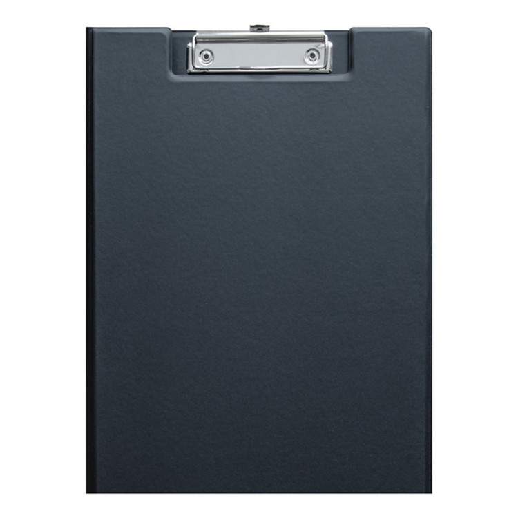 Планшет А4 ПВХ черный с верх. створкой OfficeSpace