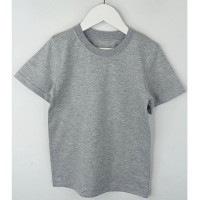 Футболка спортивная для мальчика арт.ФОСер-3  размер 32/128-40/152 100% хлопок цвет серый