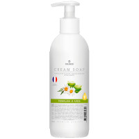 Туалетное мыло жидкое 500мл дозатор Cream Soap ромашка и алоэ (крем) Pro-Brite арт.1609-05 (Ст.10)