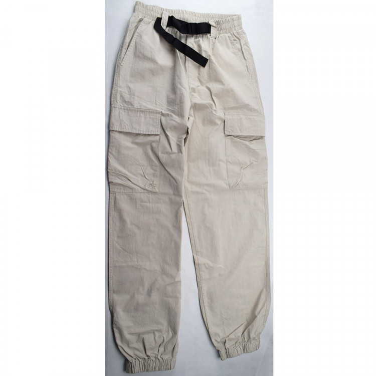 Брюки для мальчика DELORAS артикул 55474 размер 34/134-44/164 цвет серо-бежевый