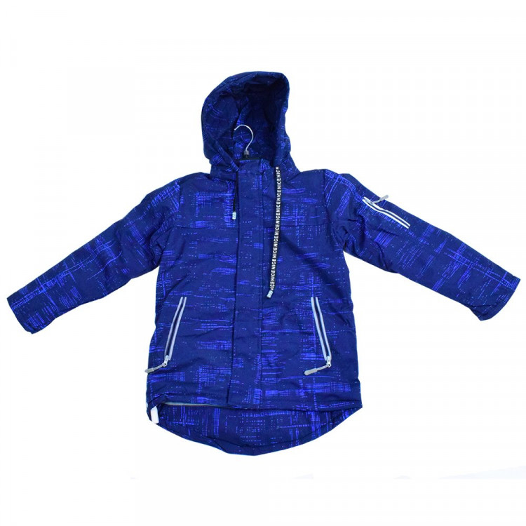Куртка осенняя для мальчика (ZI TONG) арт.sdh-KX5218-42 размерный ряд 32/128-38/146 цвет синий