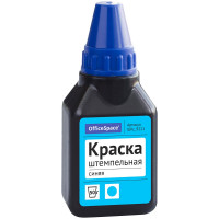 Краска штемп. на водн.-спирт. основе  OfficeSpace 50мл синий с дозат. арт.225726
