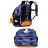 Рюкзак для девочки школьный (SkyName) + брелок мишка 30х16х37см арт.R2-200