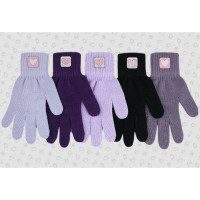 Перчатки для девочки (Полярик) арт.TG-681 размер 16 (9-10л) цвет в ассортименте