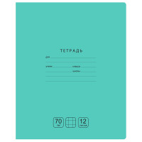 Тетрадь 12 листов крупная клетка (BG) Отличная зеленая арт.Т5ск12 11765