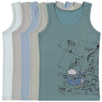 Майка для мальчика арт.7771HD размер 28/98-104 100% х/б цвет ассорти