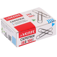 Скрепки никелевые 28мм овальные 100шт/уп. deVENTE арт.4135602