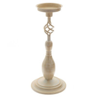 Подсвечник металл. 30см цв.бежевый арт.813728