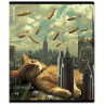 Тетрадь А5 клетка 48 листов скоба (ErichKrause) Big City Cats глянцевая ламинация ассорти арт.63317