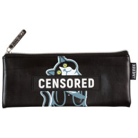 Пенал-косметичка 1 отделение кожзам (deVente) Censored 215x90x10 мм арт.7024519