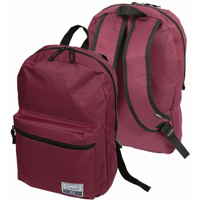 Рюкзак для девочки (deVENTE) бордовый 40х29х17 см арт 7032041