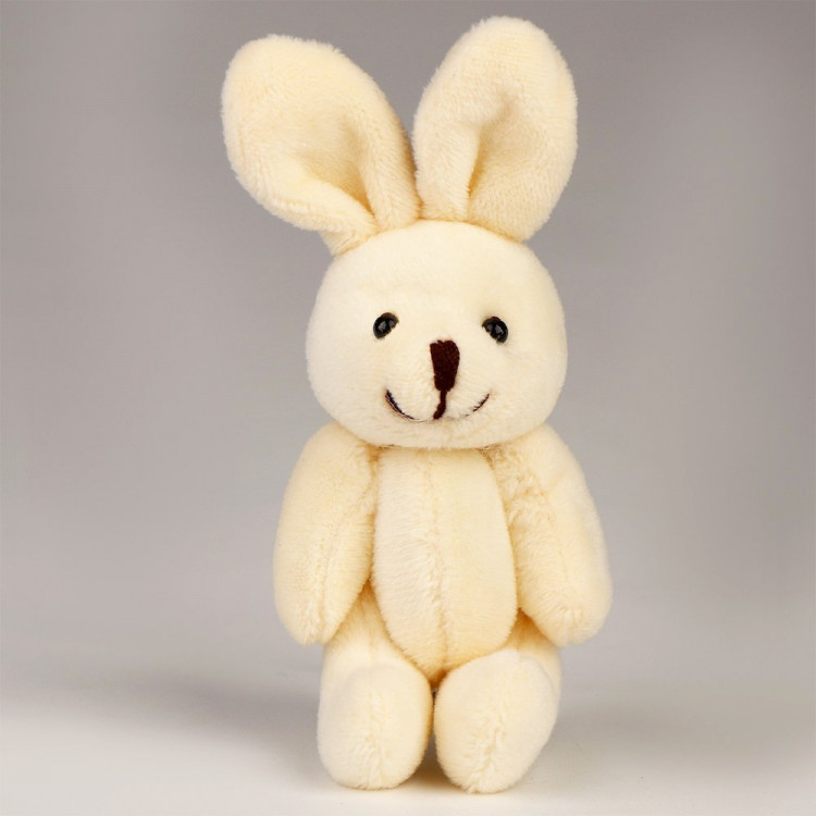 Игрушка мягкая "Зайка" в мешочке 12*6см цв.Микс арт.9905676