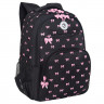 Рюкзак для девочек (Grizzly) арт.RG-568-2/1 чёрный 28х39х20 см