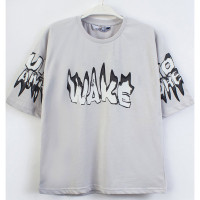 Футболка для мальчика арт.4530 цвет светло-серый