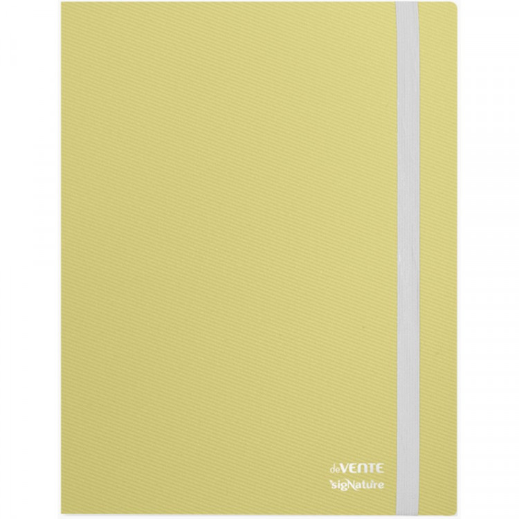 Папка на резинке А4 65мм пластик 0,35мм оливковый deVENTE sigNATURE  арт.3070501