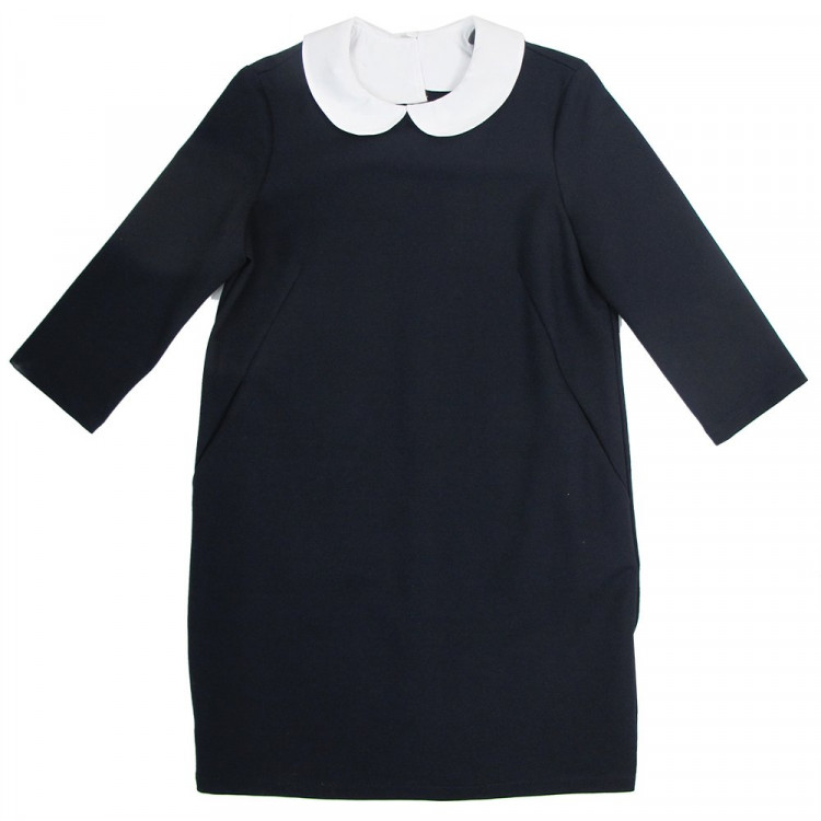 Платье для девочки (OVAS) арт.4808  размер 30/122-38/146 цвет синий