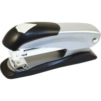 Степлер №24 (20л) металл Attomex серо-черный, с антистеплером арт.4142370