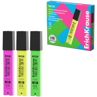 Стержни микрограф 0,5мм ErichKrause Neon HB арт.63597 (Ст.12)