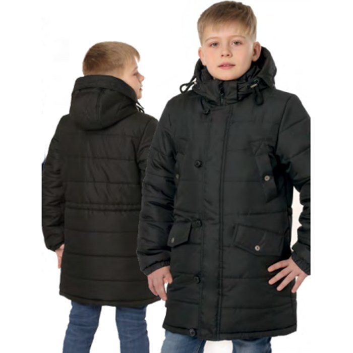 Куртка зимняя для мальчика (OVAS) арт.Айхан размер 38/146 цвет черный