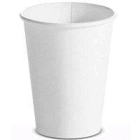 Стакан бумажный 300/355мл белый 50 шт/уп (Ст.50/1000)