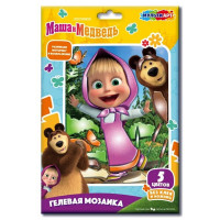 Игра Мозаика гелевая Маша и Медведь (MultiArt) арт.GEL-127193