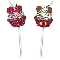 Трубочки для коктейля "Минни Кафе" 6шт/наб. арт.4826799