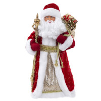Игрушка декор. "Дед Мороз" 31,5см в красной шубке арт.90703
